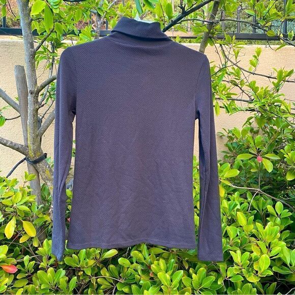 👚LOFT OUTLET GREY WAFFLE TURTLENECK SZ XS NWT - Picture 2 of 7
